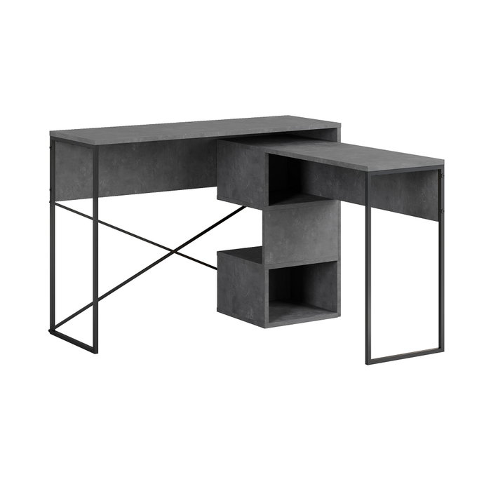 Hanah Home Escritorio de Estudio Gris Retro